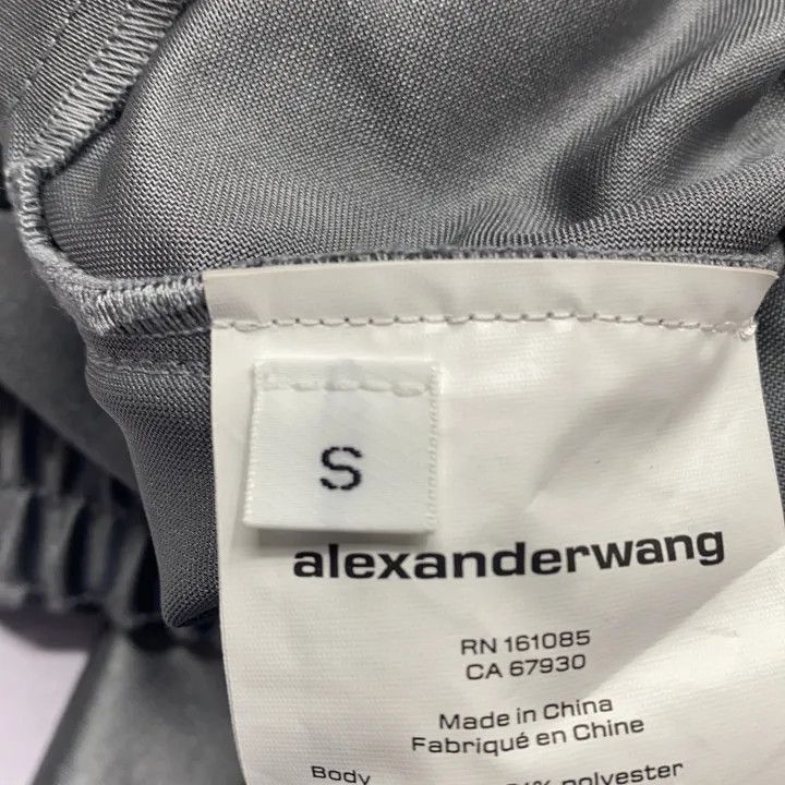 Alexander Wang Alexander Wang Gray Logo Loose Pants for Women 0079 Size 23" - 6 Thumbnail