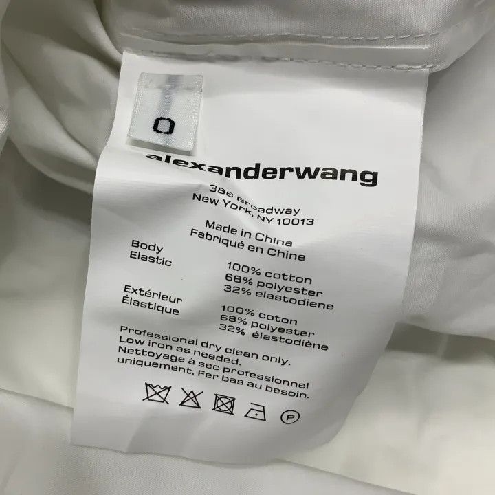Alexander Wang Alexander Wang SS22 Logo Long Sleeve Dress 0079 Size XXS / US 00 / IT 34 - 4 Thumbnail