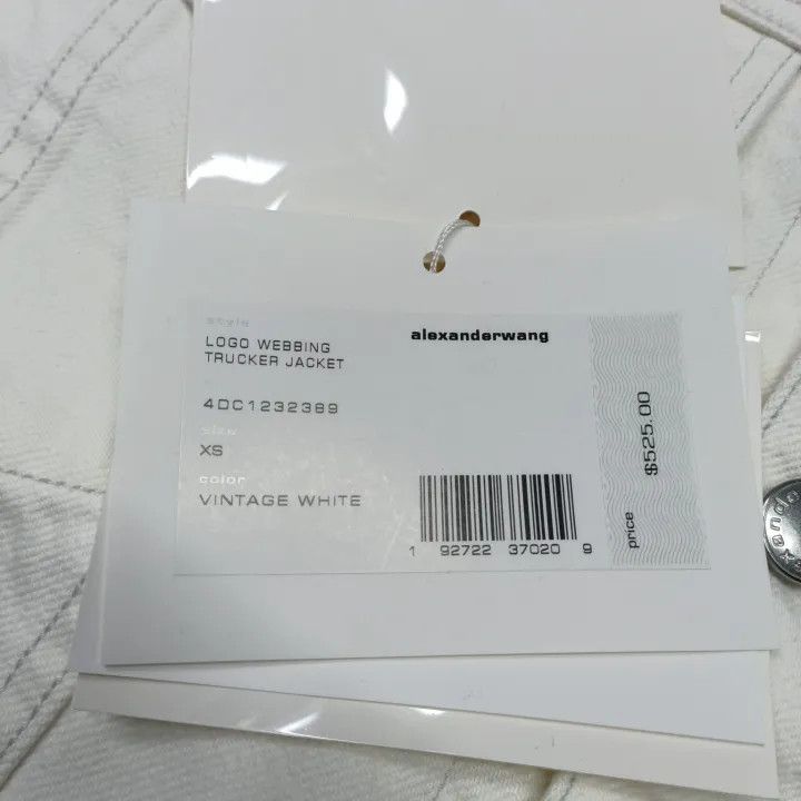 Alexander Wang Alexander Wang White Long Sleeve Jacket 0079 Size XS / US 0-2 / IT 36-38 - 4 Thumbnail