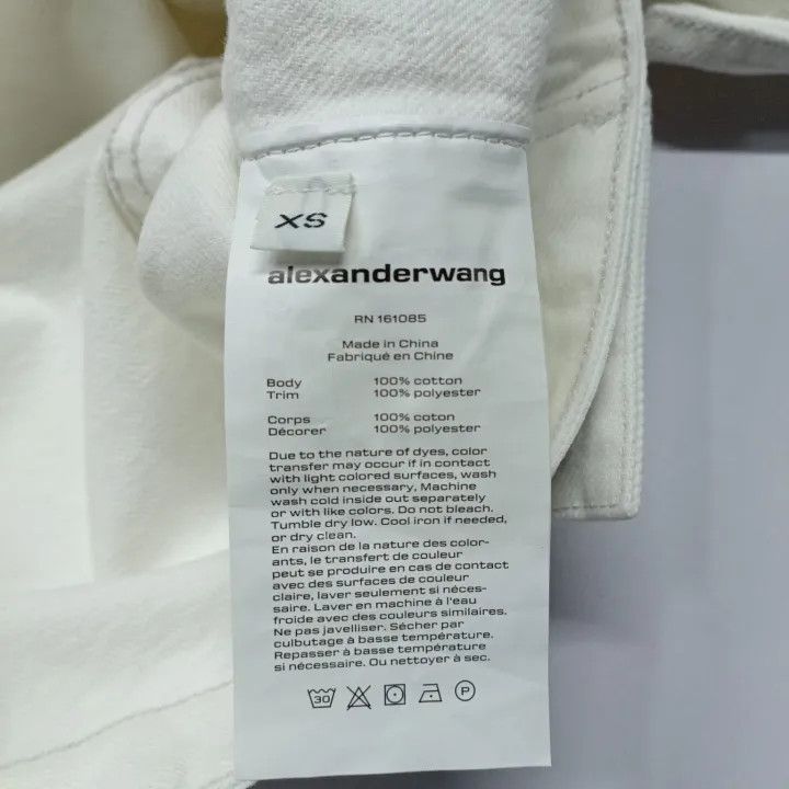 Alexander Wang Alexander Wang White Long Sleeve Jacket 0079 Size XS / US 0-2 / IT 36-38 - 5 Thumbnail