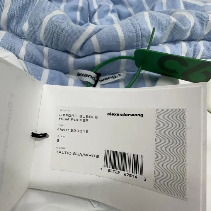 Alexander Wang Alexander Wang Blue Striped Cropped Jacket 0079 Size S / US 4 / IT 40 - 4 Thumbnail