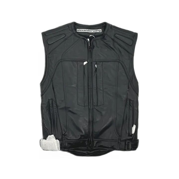 Alexander Wang Alexander Wang FW22 Zip Neck Black Vest 0079 Size XXS / US 00 / IT 34 - 2 Thumbnail