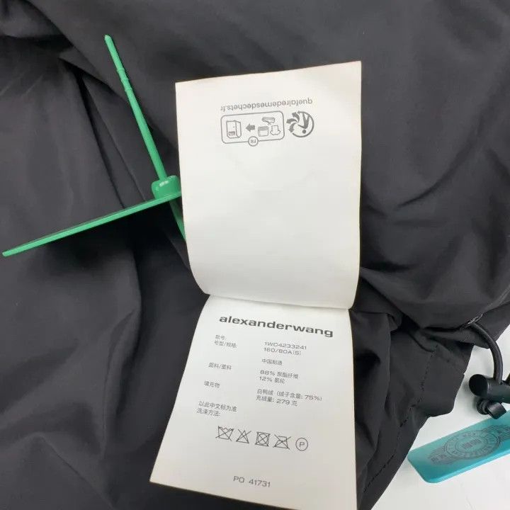 Alexander Wang Alexander Wang Black Short Puffer Jacket 0079 Size S / US 4 / IT 40 - 3 Thumbnail