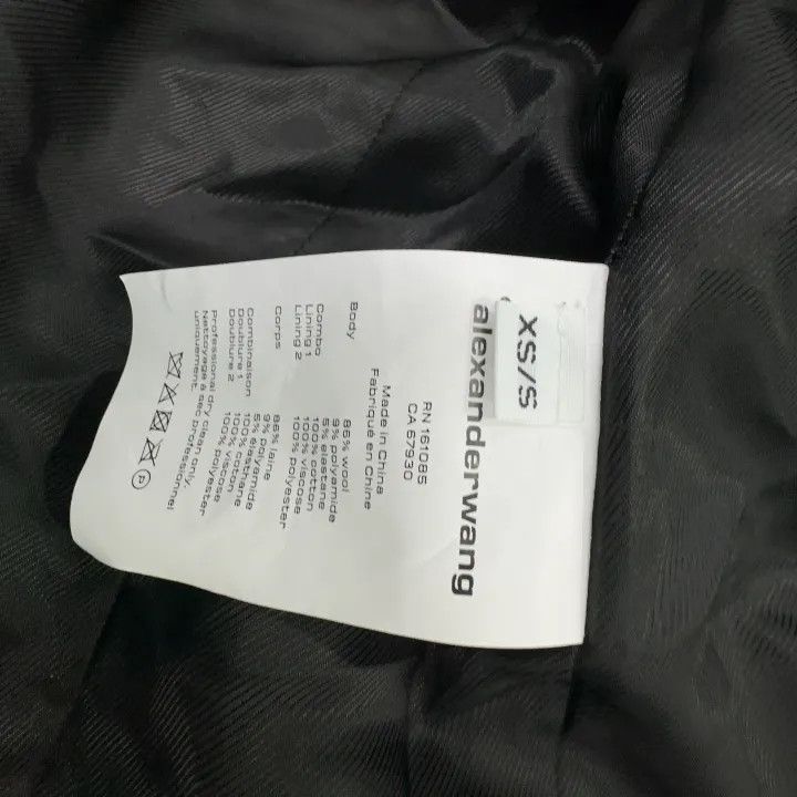 Alexander Wang Black Long Sleeve Jacket 0079