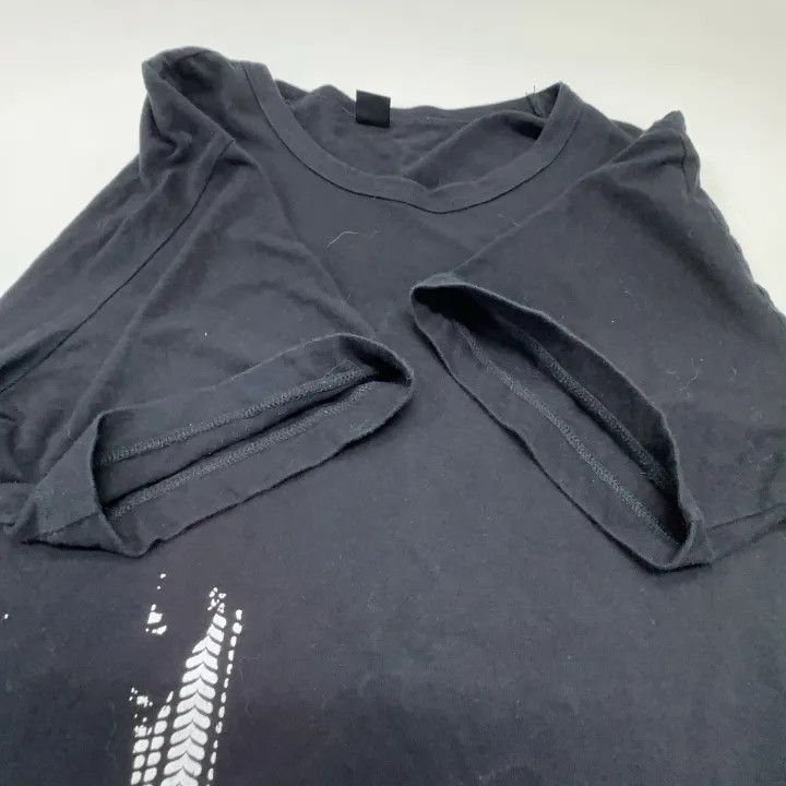 Yohji Yamamoto Yohji Yamamoto Black Letter Print T-Shirt 0079 Size S / US 4 / IT 40 - 10 Thumbnail