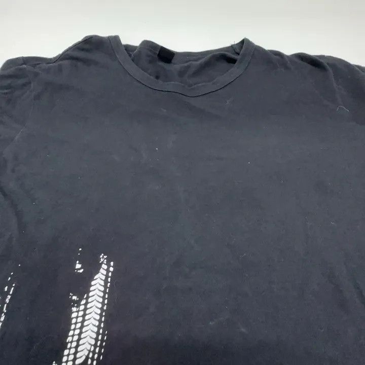 Yohji Yamamoto Yohji Yamamoto Black Letter Print T-Shirt 0079 Size S / US 4 / IT 40 - 7 Thumbnail
