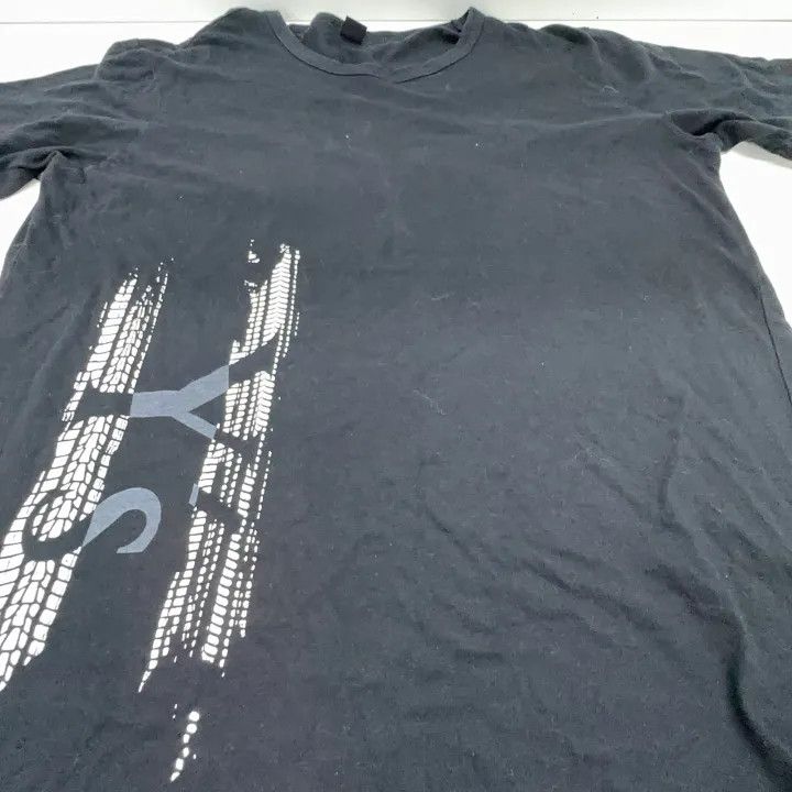 Yohji Yamamoto Yohji Yamamoto Black Letter Print T-Shirt 0079 Size S / US 4 / IT 40 - 8 Thumbnail