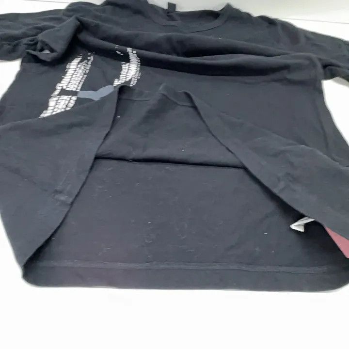 Yohji Yamamoto Yohji Yamamoto Black Letter Print T-Shirt 0079 Size S / US 4 / IT 40 - 9 Thumbnail