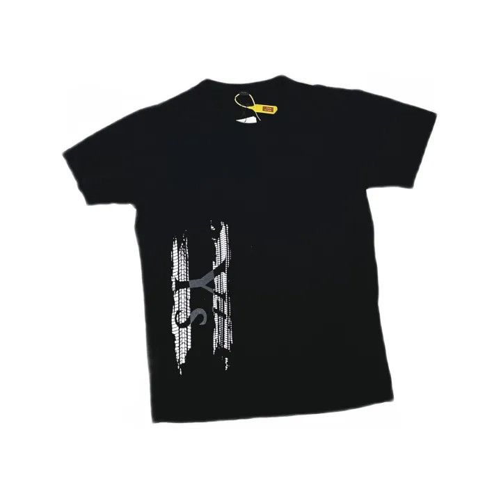 Yohji Yamamoto Yohji Yamamoto Y's Black Graphic Print T-shirt 0079 Size S / US 4 / IT 40 - 2 Thumbnail