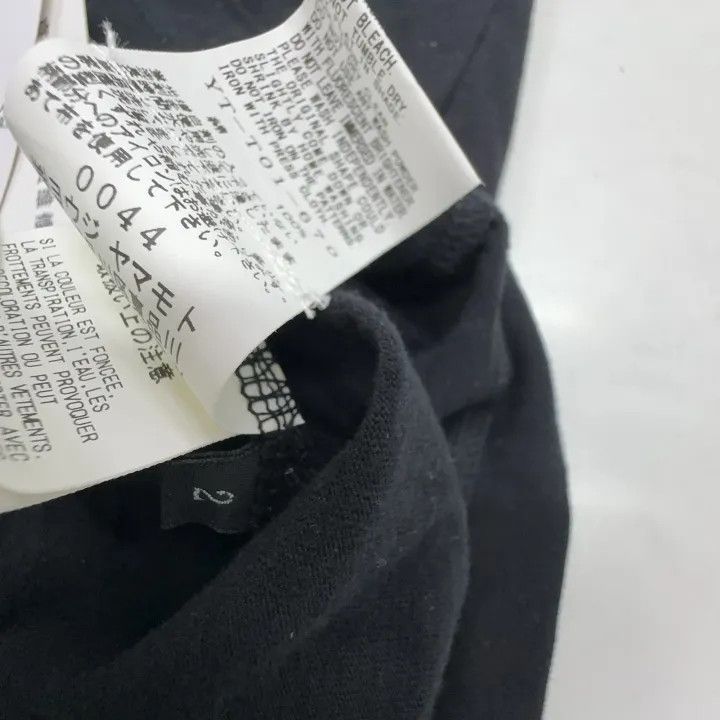 Yohji Yamamoto Yohji Yamamoto Y's Black Graphic Print T-shirt 0079 Size S / US 4 / IT 40 - 6 Thumbnail