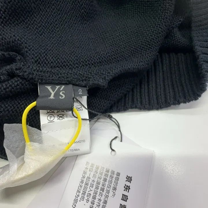 Yohji Yamamoto Yohji Yamamoto Black Knit Short Sleeve Top 0079 Size S / US 4 / IT 40 - 4 Thumbnail