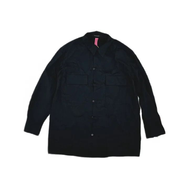 Yohji Yamamoto Yohji Yamamoto Women's Black Long Sleeve Shirt 0079 Size S / US 4 / IT 40 - 2 Thumbnail