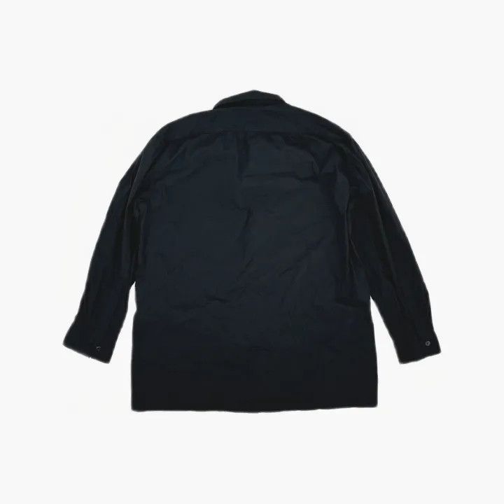 Yohji Yamamoto Yohji Yamamoto Women's Black Long Sleeve Shirt 0079 Size S / US 4 / IT 40 - 3 Thumbnail