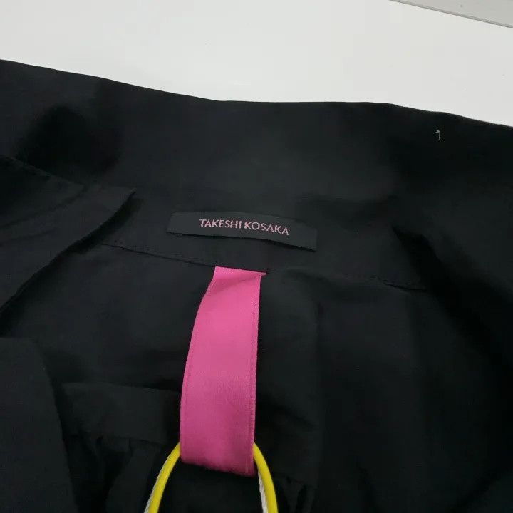 Yohji Yamamoto Yohji Yamamoto Women's Black Long Sleeve Shirt 0079 Size S / US 4 / IT 40 - 4 Thumbnail