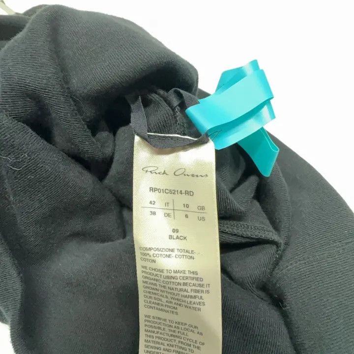Rick Owens Rick Owens Black Long Sleeve Top for Women 0079 Size M / US 6-8 / IT 42-44 - 6 Thumbnail