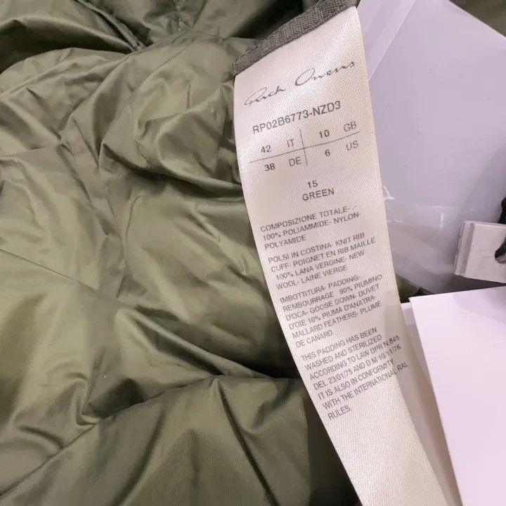 Rick Owens Rick Owens Green Casual Zip Jacket 0079 Size S / US 4 / IT 40 - 4 Thumbnail