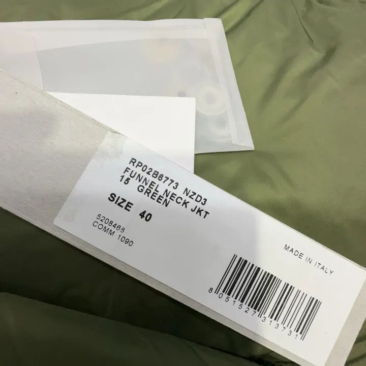 Rick Owens Rick Owens Green Casual High Neck Jacket 0079 Size S / US 4 / IT 40 - 6 Thumbnail