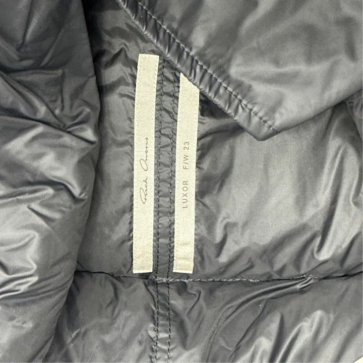Rick Owens Rick Owens Black High Neck Puffer Jacket 0079 Size S / US 4 / IT 40 - 3 Thumbnail