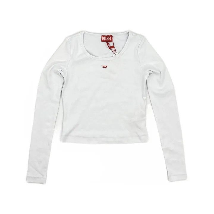 Diesel Diesel Oval-D Logo Long Sleeve T-Shirt 0079 Size M / US 6-8 / IT 42-44 - 2 Thumbnail