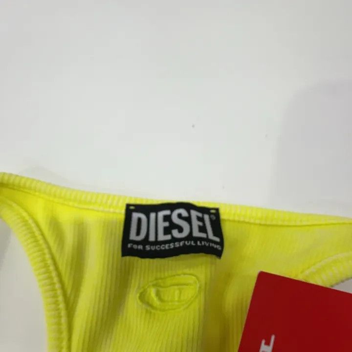 Diesel Diesel Solid Color Ribbed Tank Top 0079 Size S / US 4 / IT 40 - 4 Thumbnail