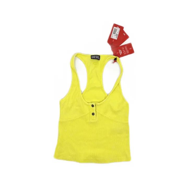 Diesel Diesel Solid Color Ribbed Tank Top 0079 Size S / US 4 / IT 40 - 2 Thumbnail