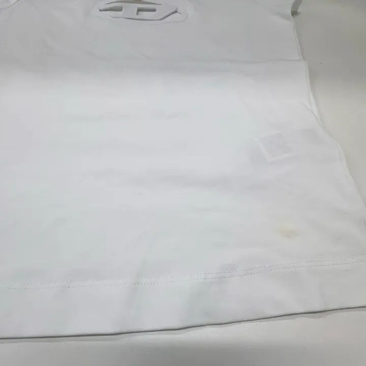 Diesel Diesel Oval-D Logo Embroidered Short Sleeve Tee 0079 Size S / US 4 / IT 40 - 9 Thumbnail