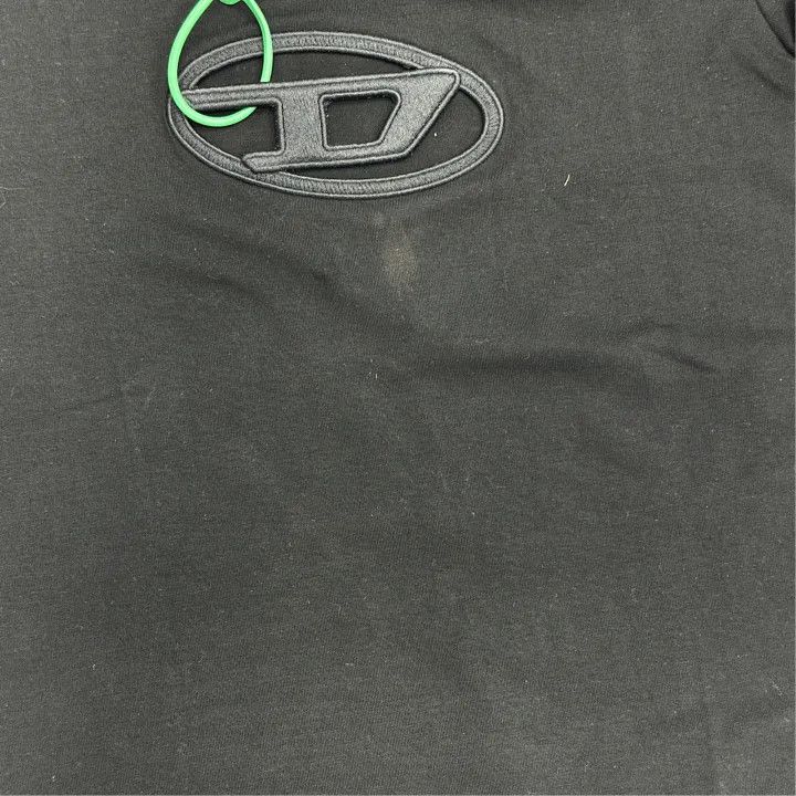 Diesel Diesel FW22 Oval-D Series Embroidered Black T-Shirt 0079 Size S / US 4 / IT 40 - 5 Thumbnail