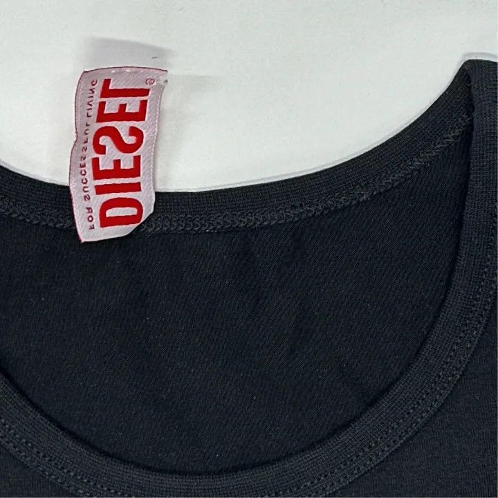 Diesel Diesel FW22 Black Logo Short Sleeve T-Shirt 0079 Size S / US 4 / IT 40 - 4 Thumbnail