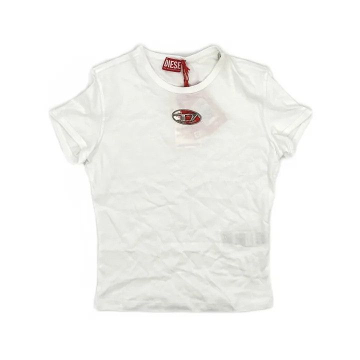 Diesel Diesel Women's Slim Fit Round Neck Tee 0079 Size XS / US 0-2 / IT 36-38 - 2 Thumbnail