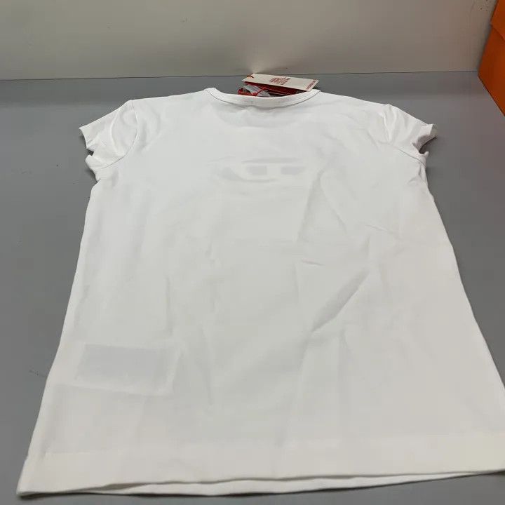 Diesel Diesel Oval-D Embroidered Logo Slim Fit T-Shirt 0079 Size M / US 6-8 / IT 42-44 - 2 Thumbnail