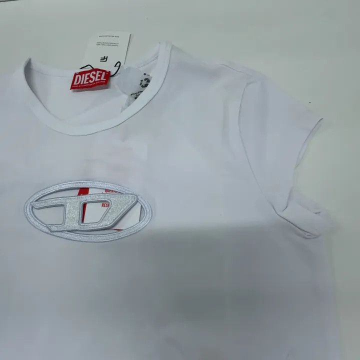 Diesel Diesel Oval-D Series Embroidered Logo T-Shirt 0079 Size S / US 4 / IT 40 - 8 Thumbnail
