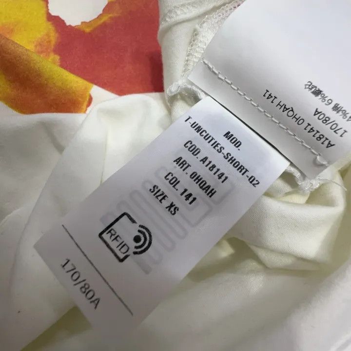 Diesel Diesel White Logo Casual T-Shirt for Women 0079 Size XS / US 0-2 / IT 36-38 - 4 Thumbnail
