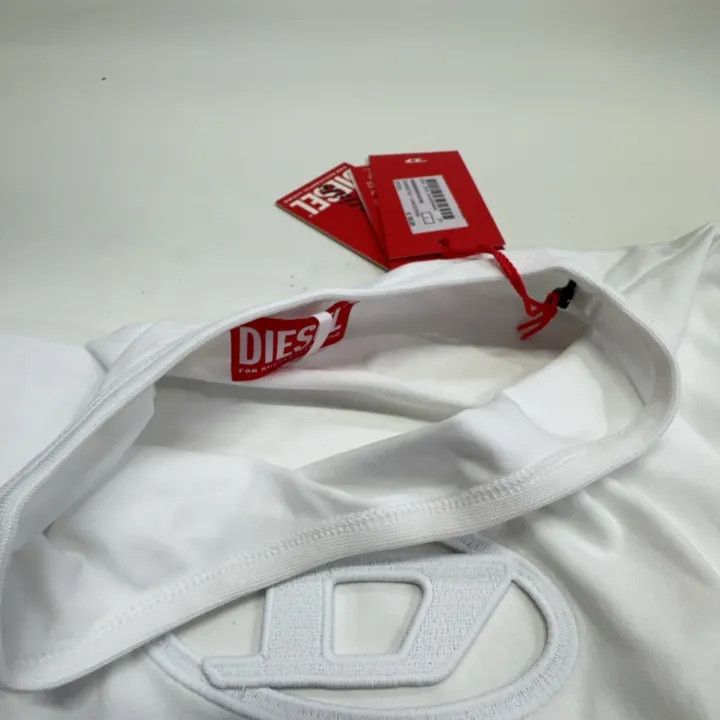 Diesel Diesel Oval-D Series Embroidered Short Sleeve T-shirt 0079 Size L / US 10 / IT 46 - 9 Thumbnail