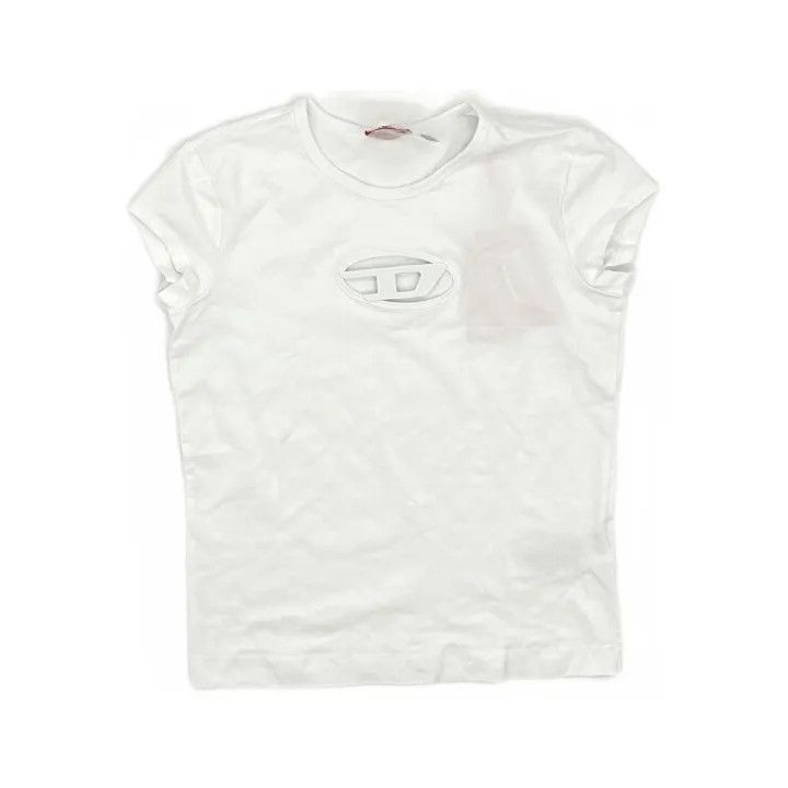 Diesel Diesel Oval-D Series Embroidered Short Sleeve T-shirt 0079 Size L / US 10 / IT 46 - 2 Thumbnail