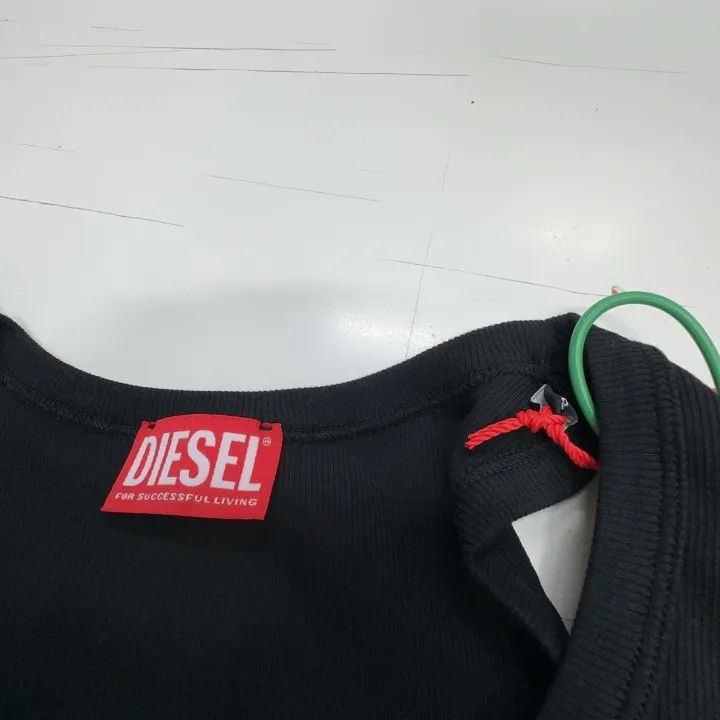 Diesel Diesel Black Sleeveless Logo Tank Top 0079 Size S / US 4 / IT 40 - 3 Thumbnail