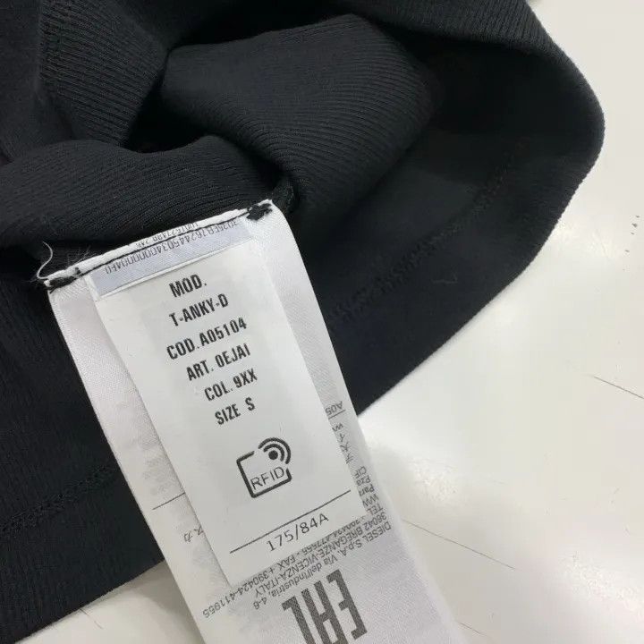 Diesel Diesel Black Sleeveless Logo Tank Top 0079 Size S / US 4 / IT 40 - 2 Thumbnail