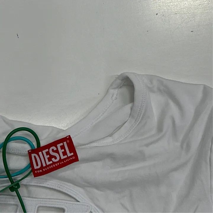 Diesel Diesel Oval-D Series Embroidered Logo T-Shirt 0079 Size M / US 6-8 / IT 42-44 - 2 Thumbnail
