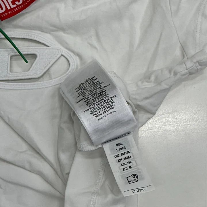 Diesel Diesel Oval-D Series Embroidered Logo T-Shirt 0079 Size M / US 6-8 / IT 42-44 - 4 Thumbnail