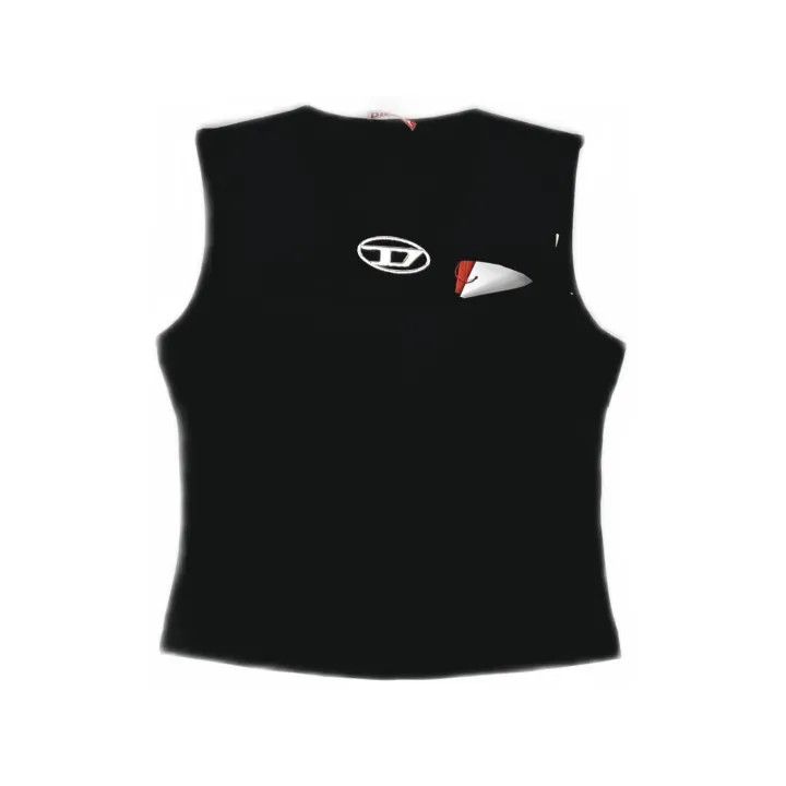 Diesel Diesel SS24 Oval-D Logo Cutout Tank Top 0079 Size S / US 4 / IT 40 - 2 Thumbnail