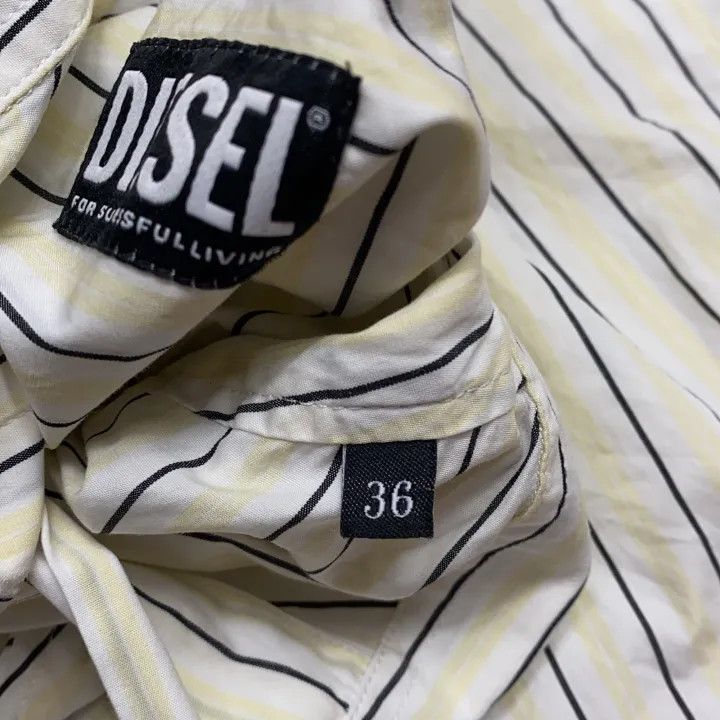 Diesel Diesel Embroidered Logo Long Sleeve Shirt 0079 Size S / US 4 / IT 40 - 6 Thumbnail