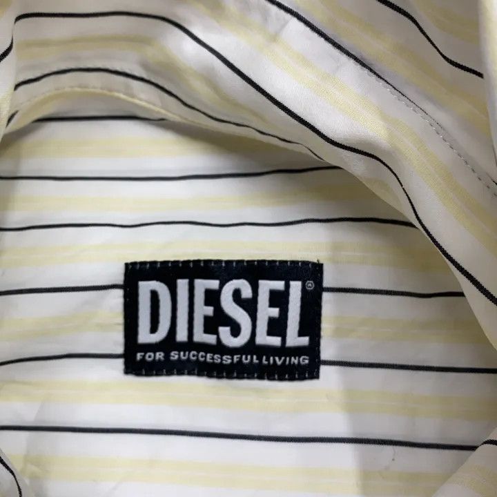 Diesel Diesel Embroidered Logo Long Sleeve Shirt 0079 Size S / US 4 / IT 40 - 4 Thumbnail