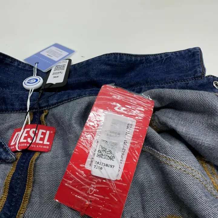 Diesel Diesel Short Sleeve Denim Dress for Women 0079 Size M / US 6-8 / IT 42-44 - 5 Thumbnail