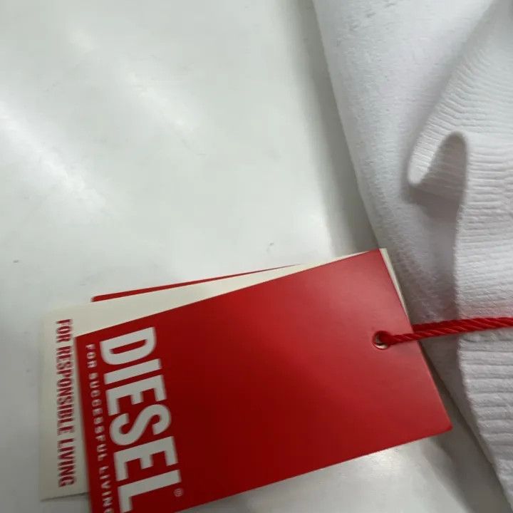 Diesel Diesel Women's Ribbed Tank Top with Logo 0079 Size M / US 6-8 / IT 42-44 - 6 Thumbnail