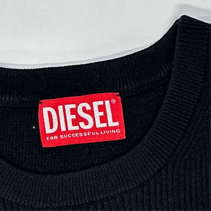 Diesel Diesel Oval-D Metal Logo Sleeveless Tank Top 0079 Size S / US 4 / IT 40 - 3 Thumbnail