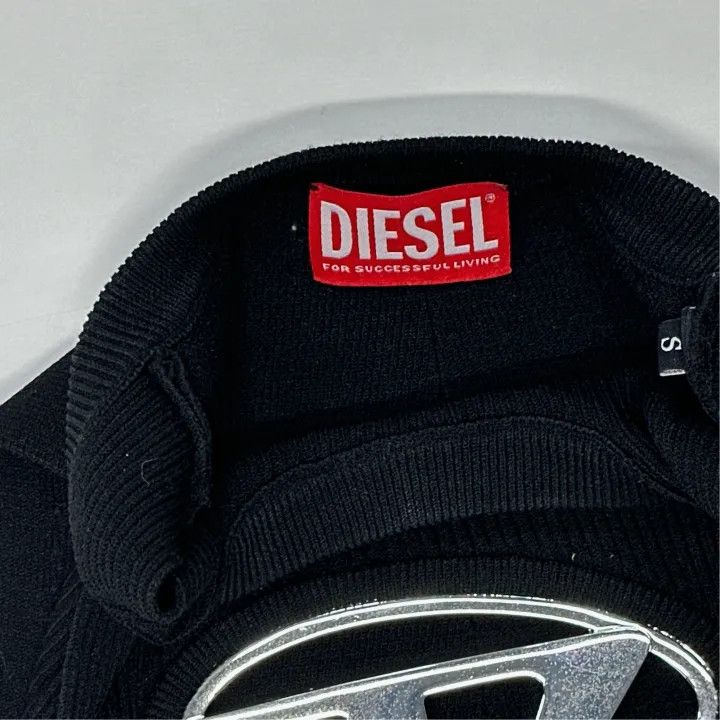 Diesel Diesel Oval-D Metal Logo Sleeveless Tank Top 0079 Size S / US 4 / IT 40 - 7 Thumbnail
