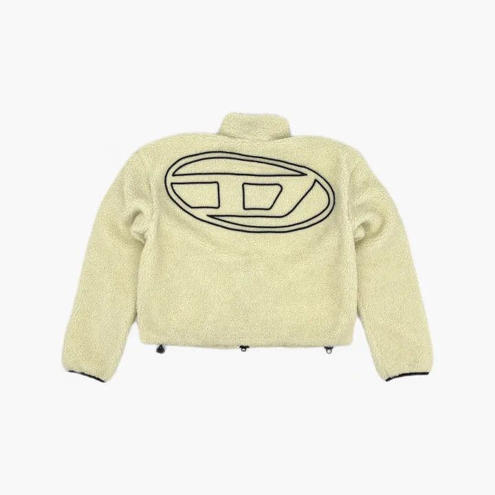 Diesel Diesel Women's Fleece Zip Jacket 0079 Size M / US 6-8 / IT 42-44 - 3 Thumbnail