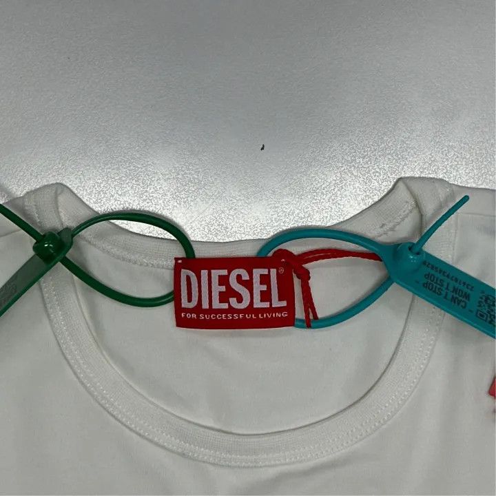 Diesel Diesel Oval-D Short Sleeve Logo T-shirt 0079 Size S / US 4 / IT 40 - 3 Thumbnail