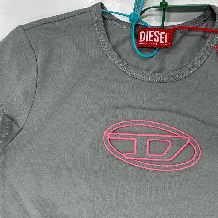 Diesel Diesel Oval-D Short Sleeve Logo T-Shirt 0079 Size S / US 4 / IT 40 - 4 Thumbnail