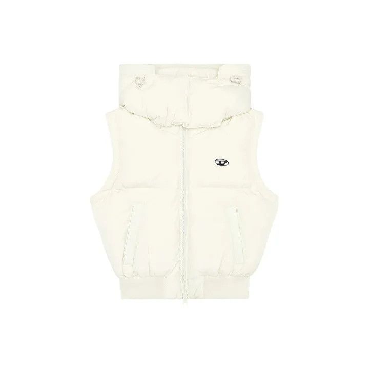 Diesel Diesel Logo Hoodie Vest for Women 0079 Size L / US 10 / IT 46 - 2 Thumbnail
