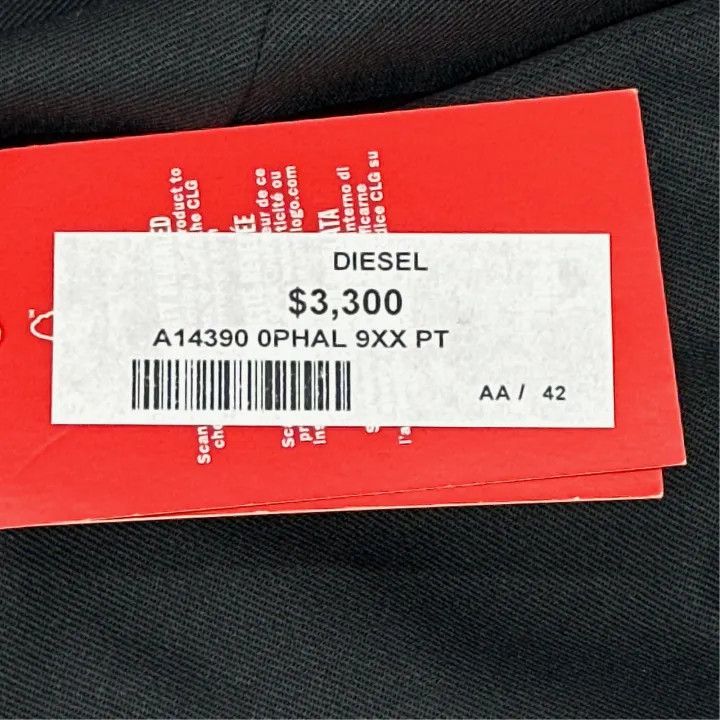 Diesel Diesel Oval-D High Waist Pants for Women 0079 Size 42" / US 20 - 5 Thumbnail